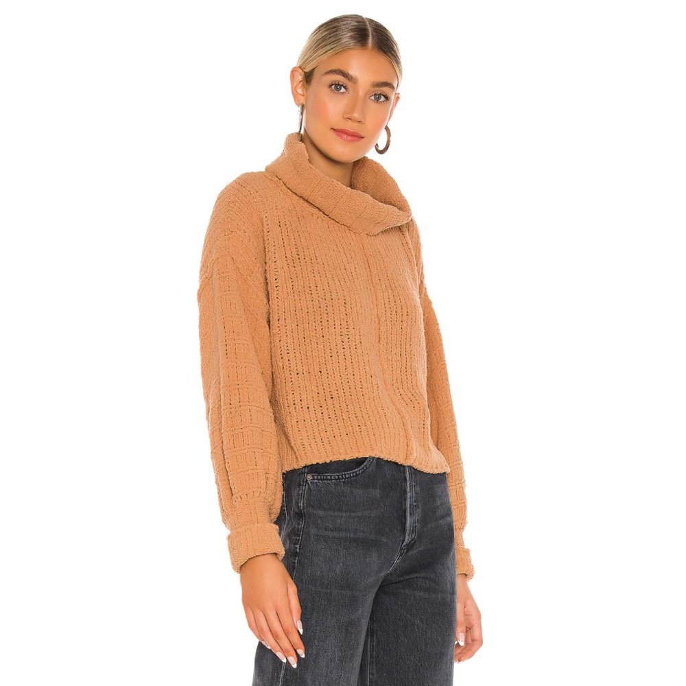 Free People Be Yours Pullover Sweater XS S M L Chenille Chunky Knit Oversize NWT - Picture 2 of 6